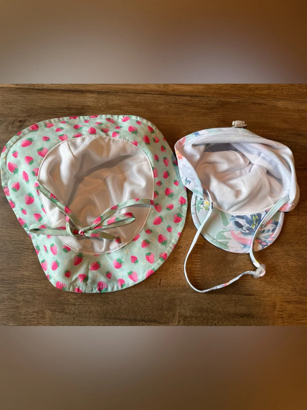 Infant Girl 🌻 Sun Hat Set  - Summer Prints ☀️